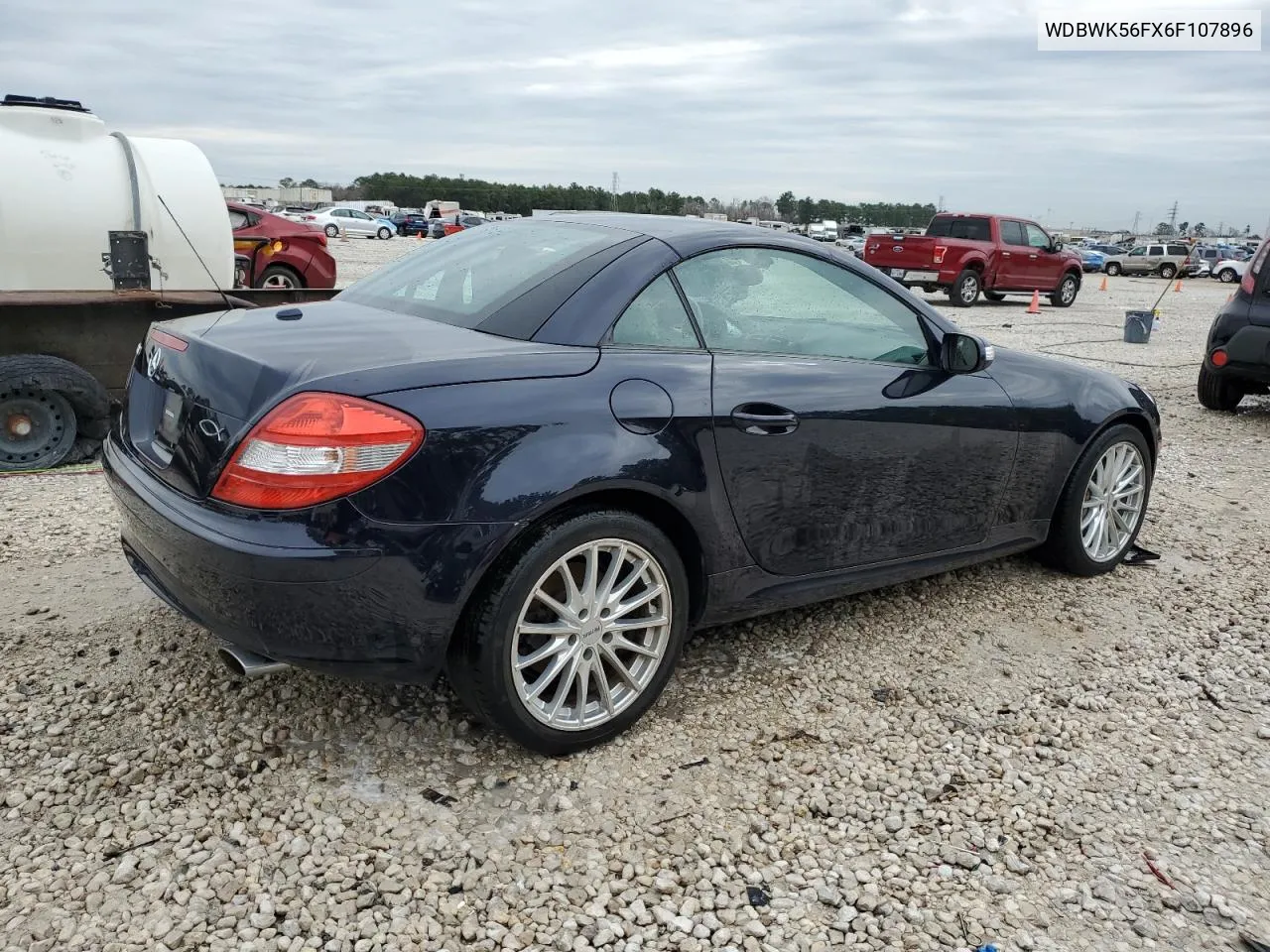 2006 Mercedes-Benz Slk 350 VIN: WDBWK56FX6F107896 Lot: 88487955