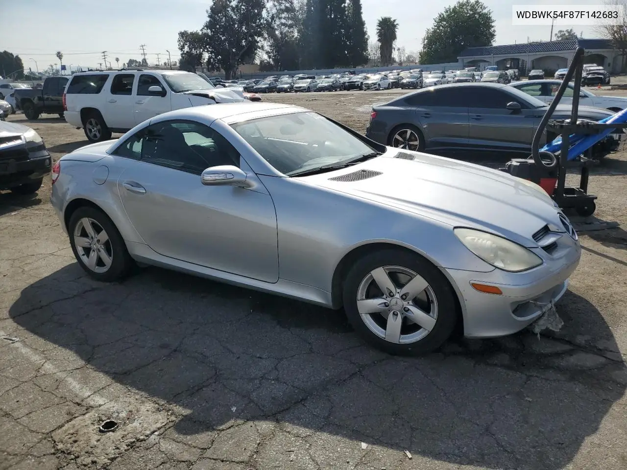 2007 Mercedes-Benz Slk 280 VIN: WDBWK54F87F142683 Lot: 45384065