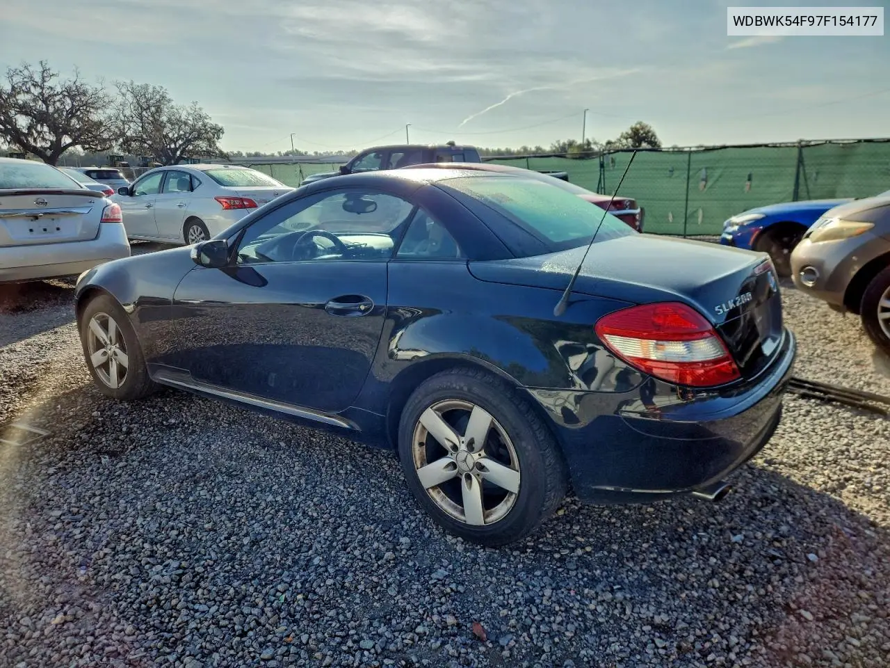 WDBWK54F97F154177 2007 Mercedes-Benz Slk 280