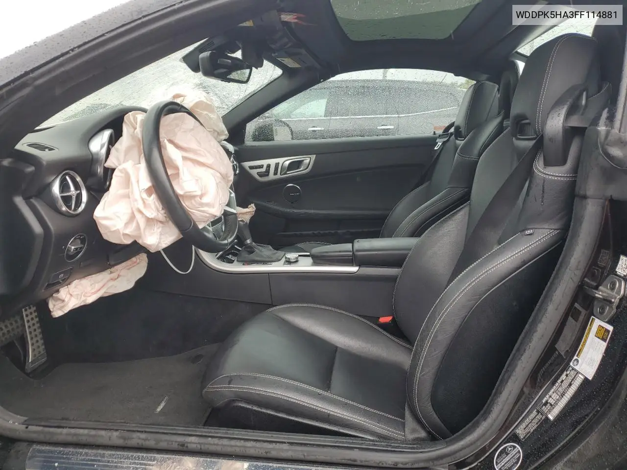 WDDPK5HA3FF114881 2015 Mercedes-Benz Slk 350