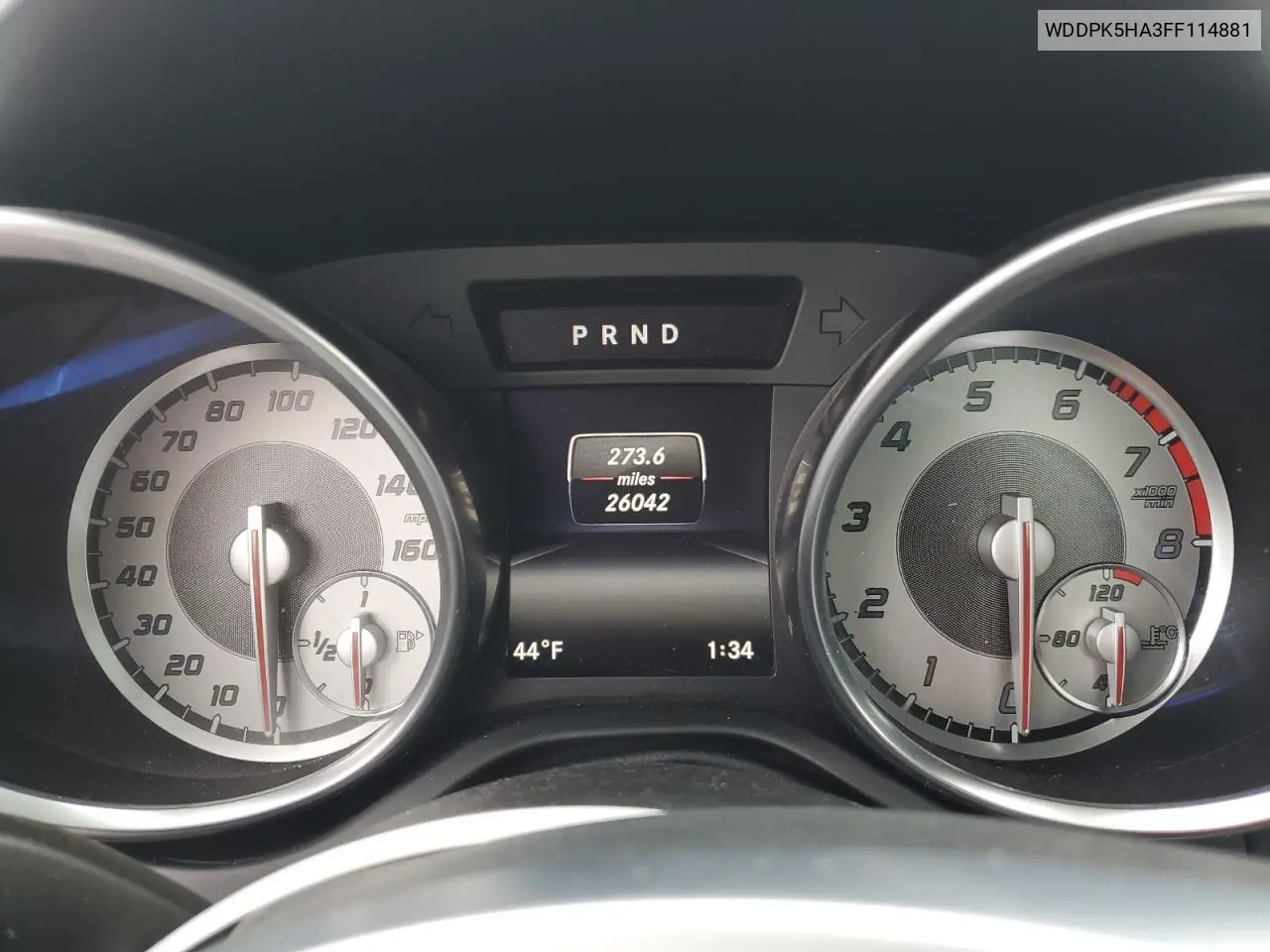 WDDPK5HA3FF114881 2015 Mercedes-Benz Slk 350