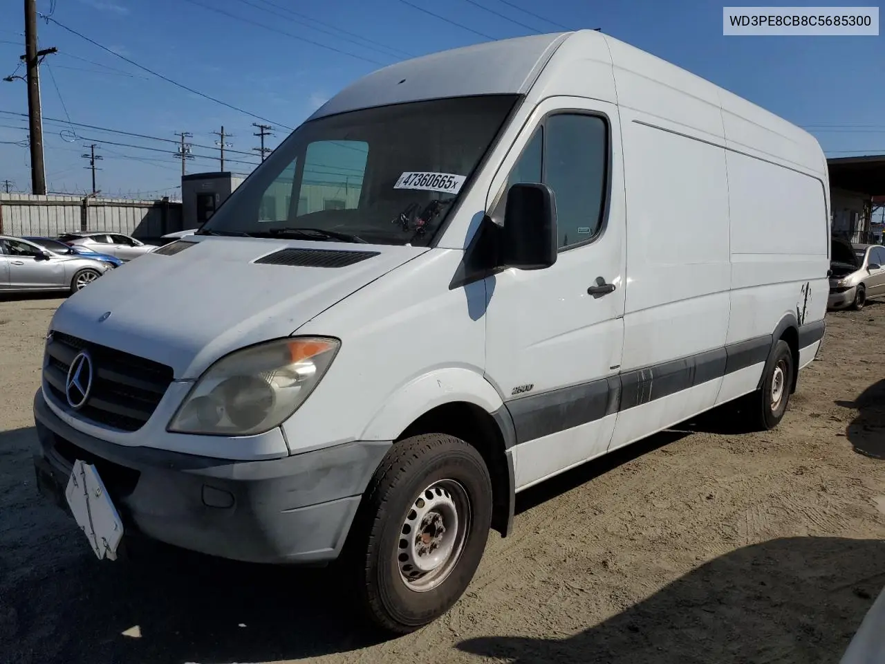 2012 Mercedes-Benz Sprinter 2500 VIN: WD3PE8CB8C5685300 Lot: 47360665