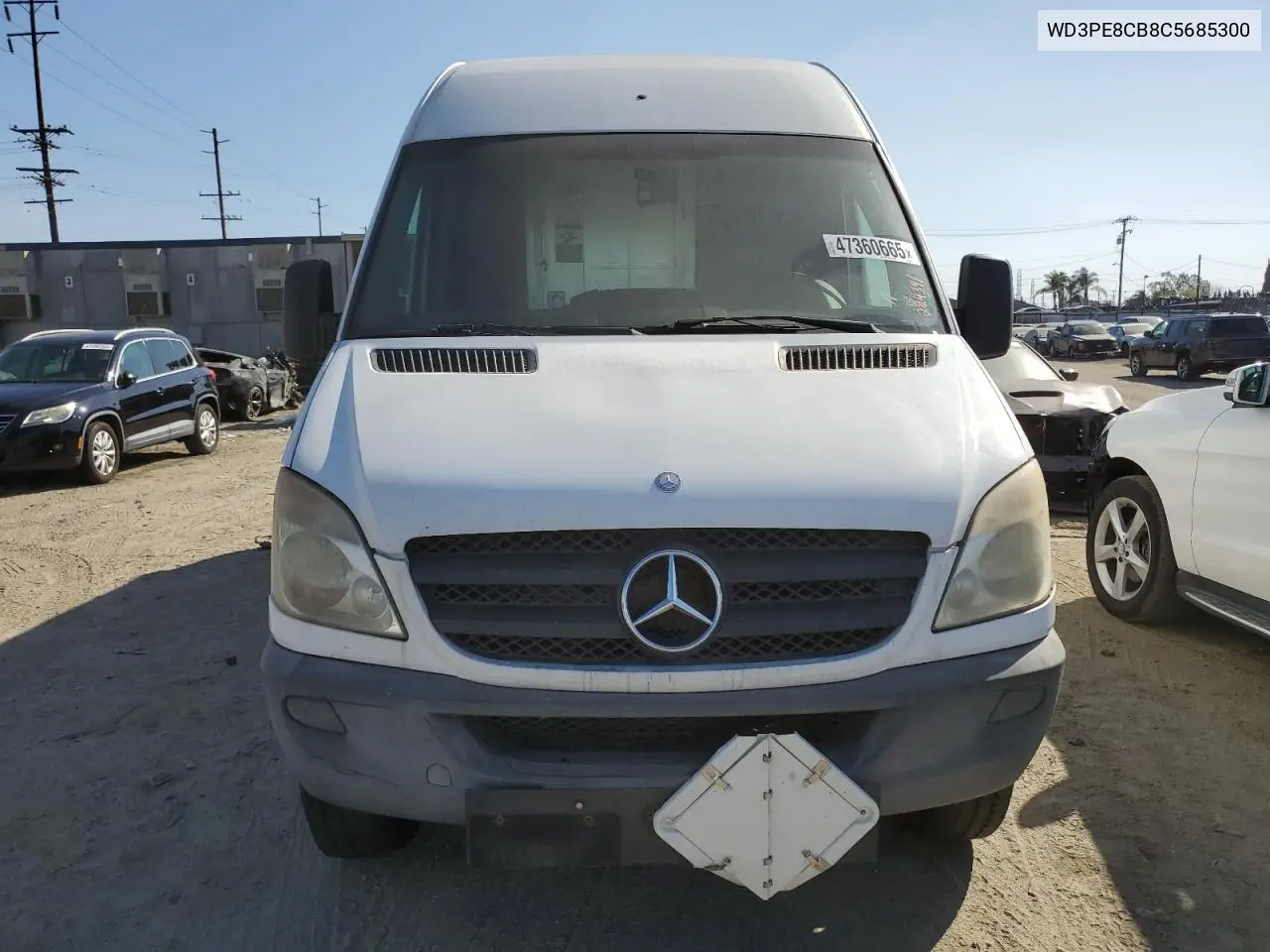 2012 Mercedes-Benz Sprinter 2500 VIN: WD3PE8CB8C5685300 Lot: 47360665