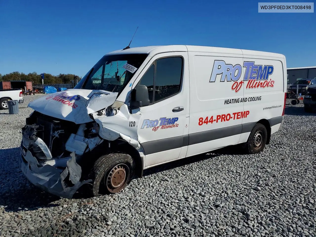 WD3PF0ED3KT008498 2019 Mercedes-Benz Sprinter 2500