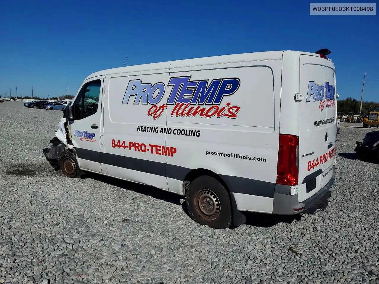WD3PF0ED3KT008498 2019 Mercedes-Benz Sprinter 2500