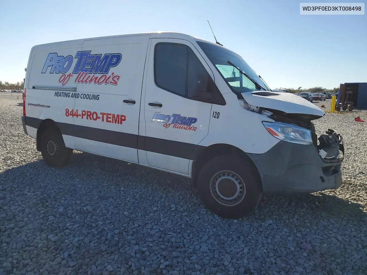 WD3PF0ED3KT008498 2019 Mercedes-Benz Sprinter 2500