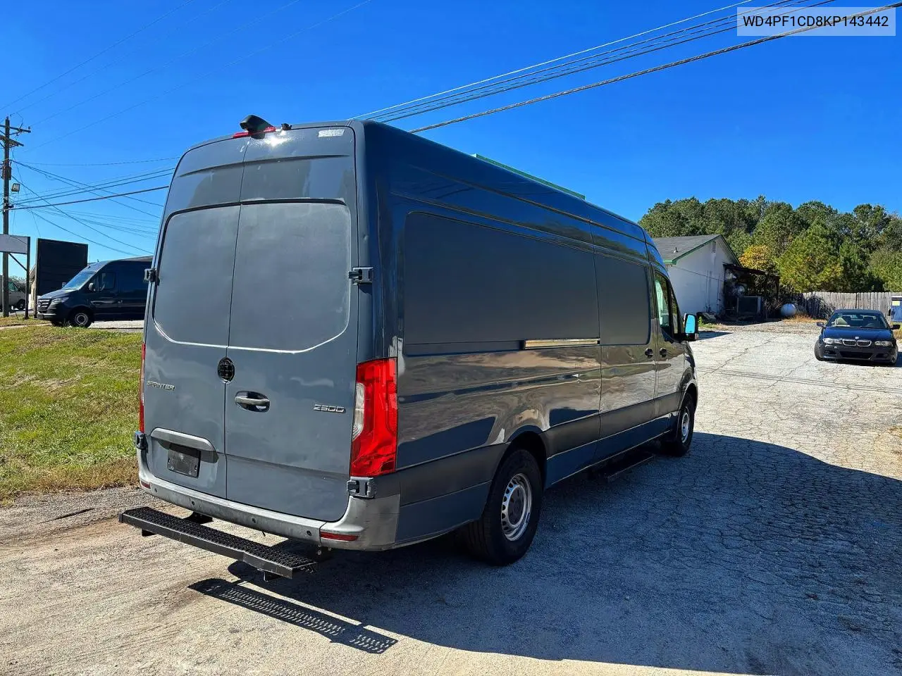 WD4PF1CD8KP143442 2019 Mercedes-Benz Sprinter 2500
