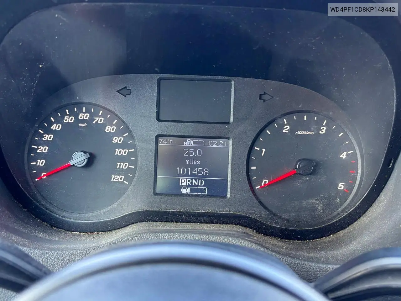 WD4PF1CD8KP143442 2019 Mercedes-Benz Sprinter 2500