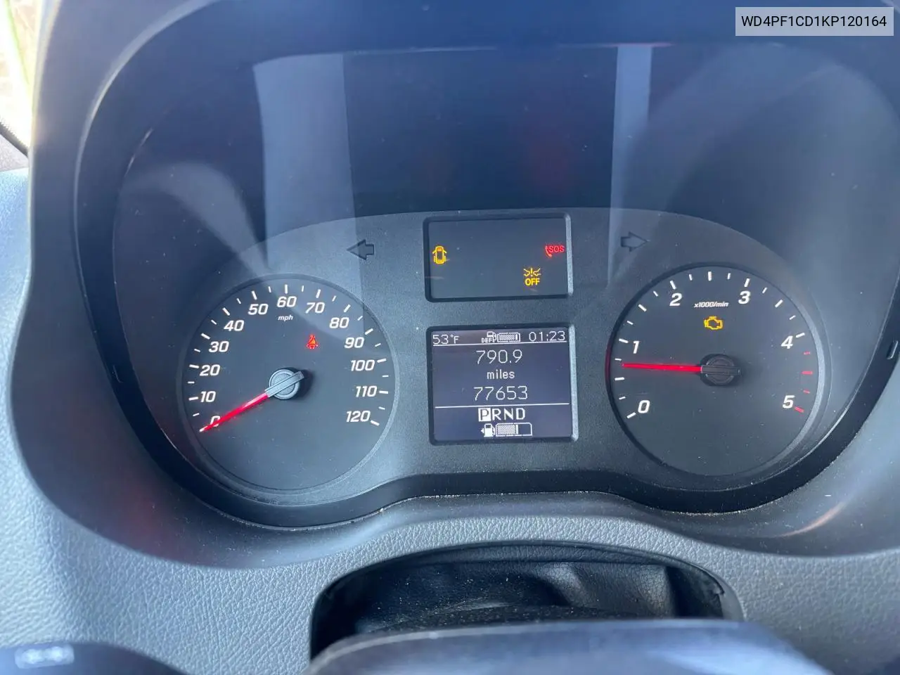 WD4PF1CD1KP120164 2019 Mercedes-Benz Sprinter 2500/3500