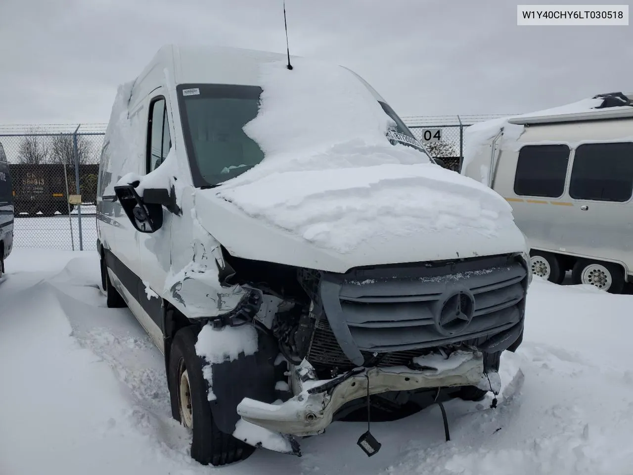2020 Mercedes-Benz Sprinter 2500 VIN: W1Y40CHY6LT030518 Lot: 87720595