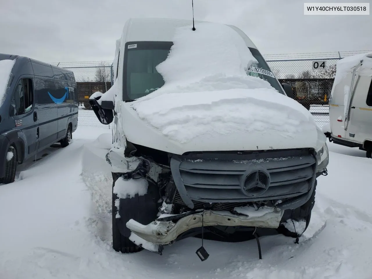 2020 Mercedes-Benz Sprinter 2500 VIN: W1Y40CHY6LT030518 Lot: 87720595