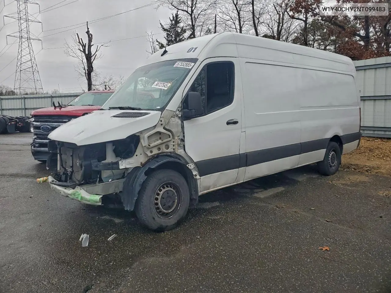 W1Y40CHY2NT099483 2022 Mercedes-Benz Sprinter 2500
