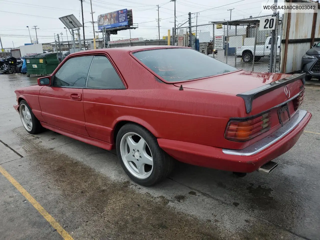 WDBCA43A0CB003042 1982 Mercedes-Benz 380 Sec