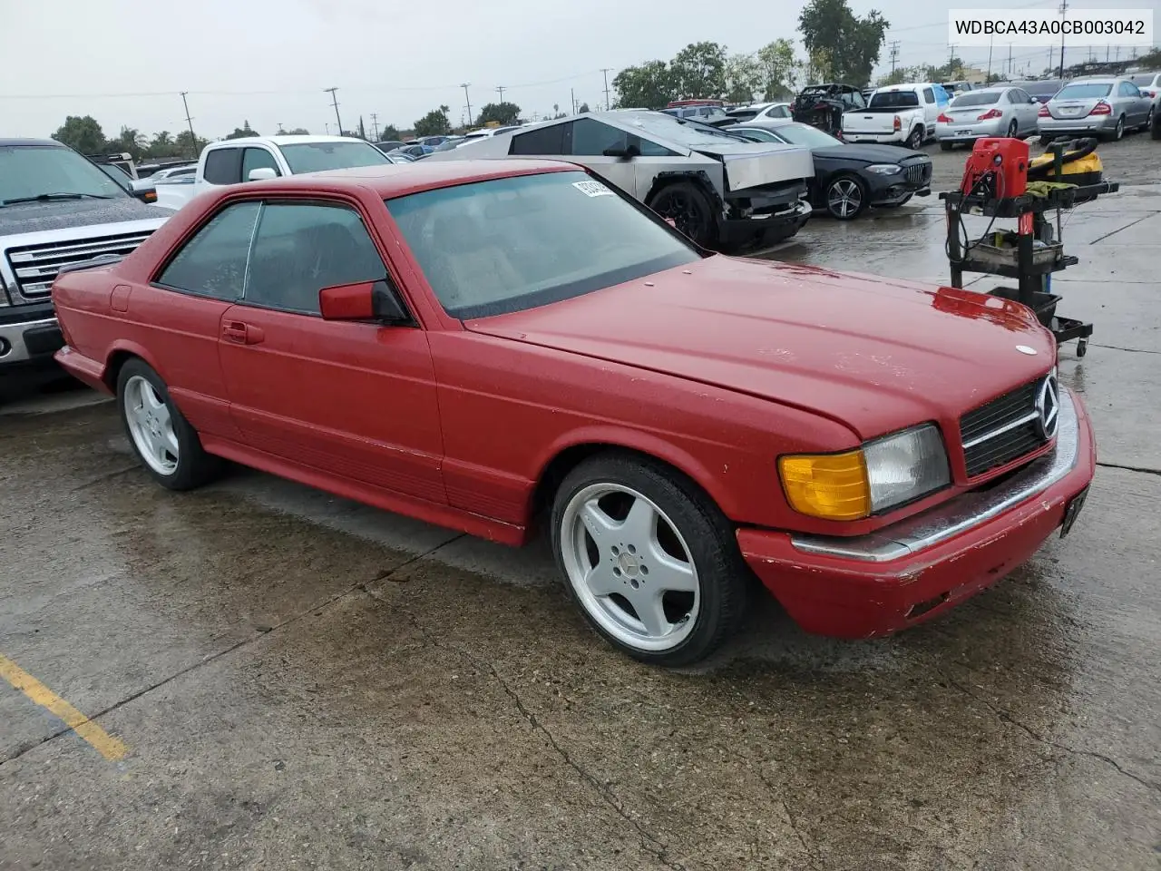 WDBCA43A0CB003042 1982 Mercedes-Benz 380 Sec