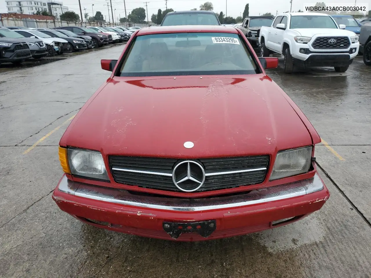 WDBCA43A0CB003042 1982 Mercedes-Benz 380 Sec