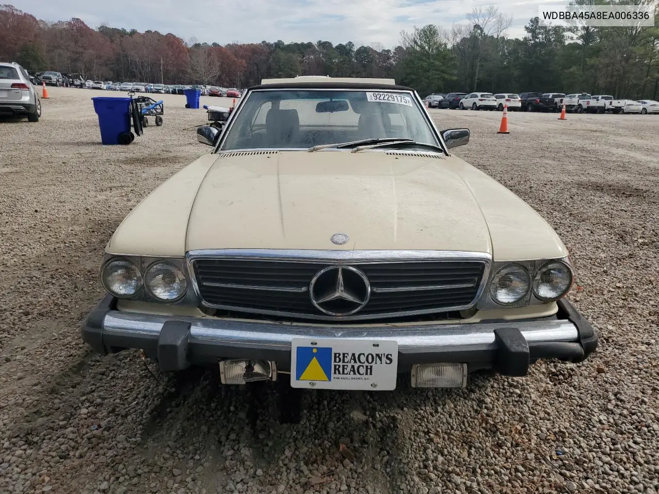 WDBBA45A8EA006336 1984 Mercedes-Benz 380 Sl