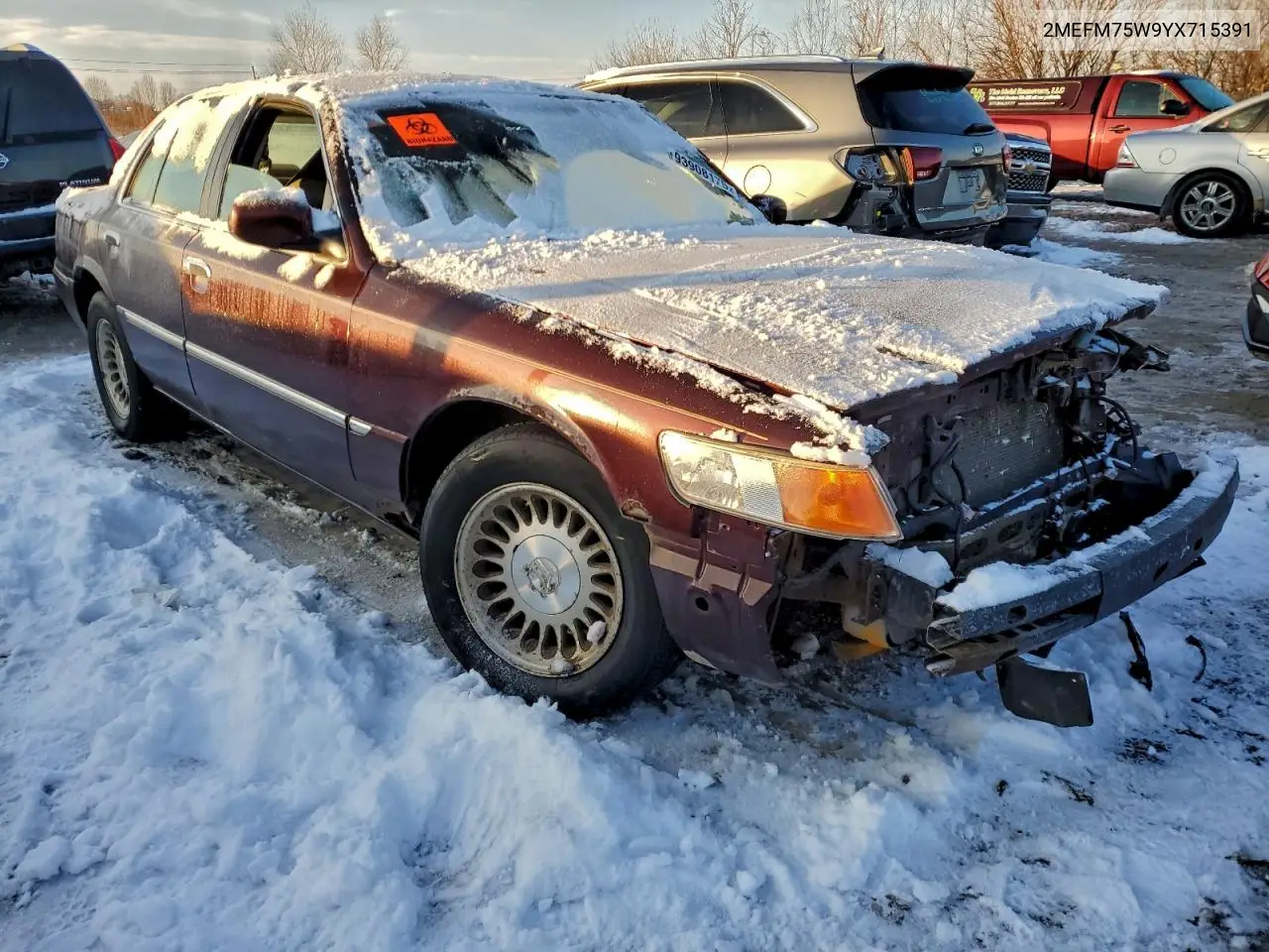 2MEFM75W9YX715391 2000 Mercury Grand Marquis Ls
