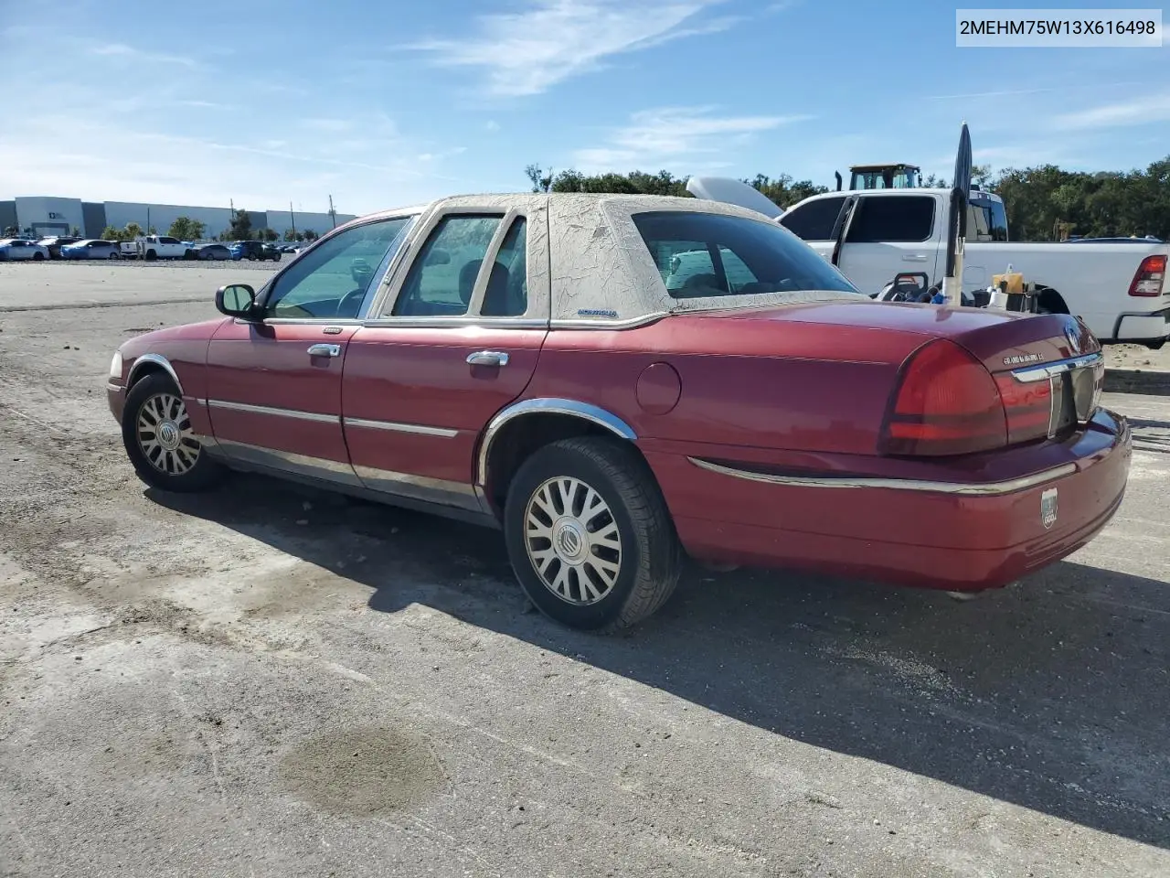 2MEHM75W13X616498 2003 Mercury Grand Marquis Ls