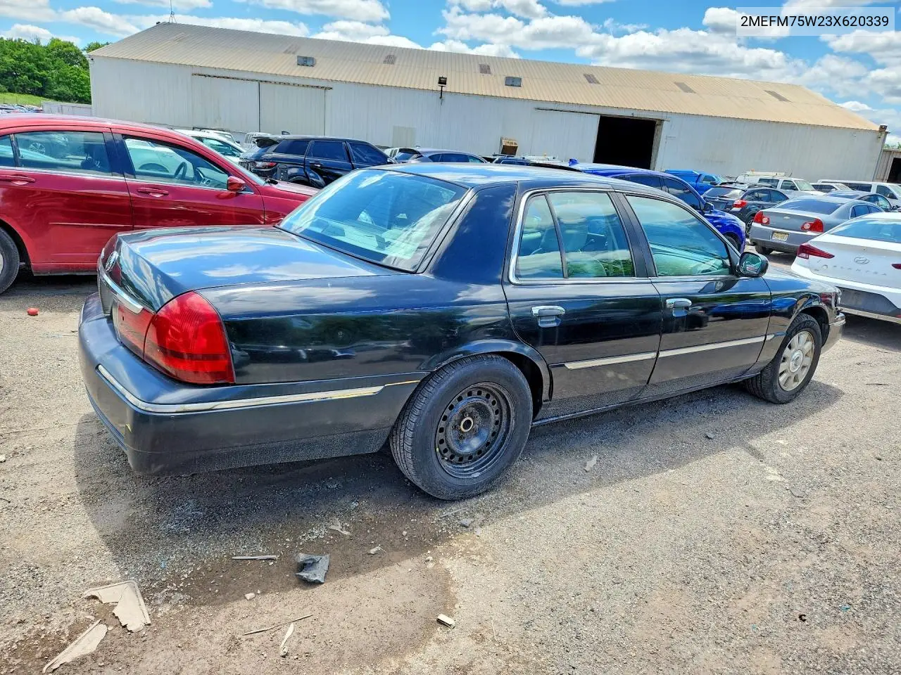 2003 Mercury Grand Marquis Ls VIN: 2MEFM75W23X620339 Lot: 56251236