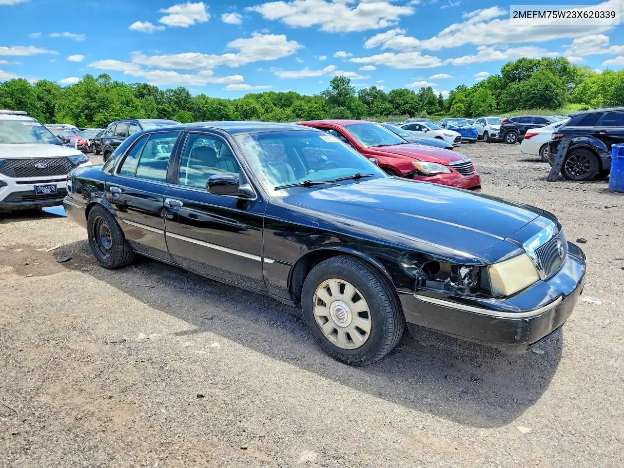2003 Mercury Grand Marquis Ls VIN: 2MEFM75W23X620339 Lot: 56251236