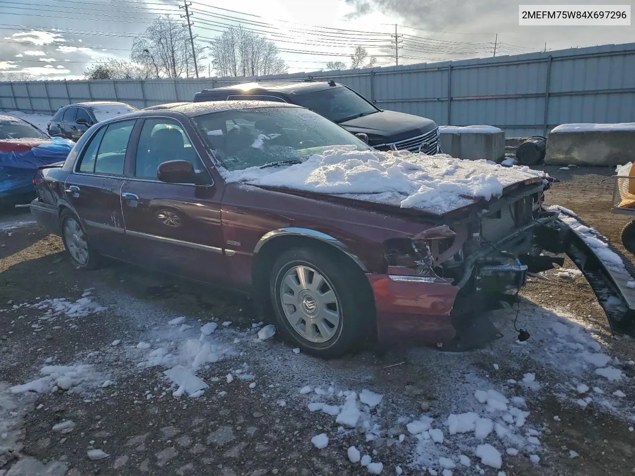 2MEFM75W84X697296 2004 Mercury Grand Marquis Ls