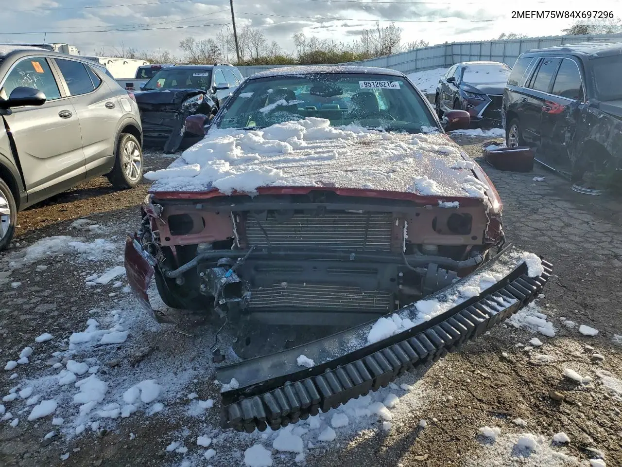2MEFM75W84X697296 2004 Mercury Grand Marquis Ls