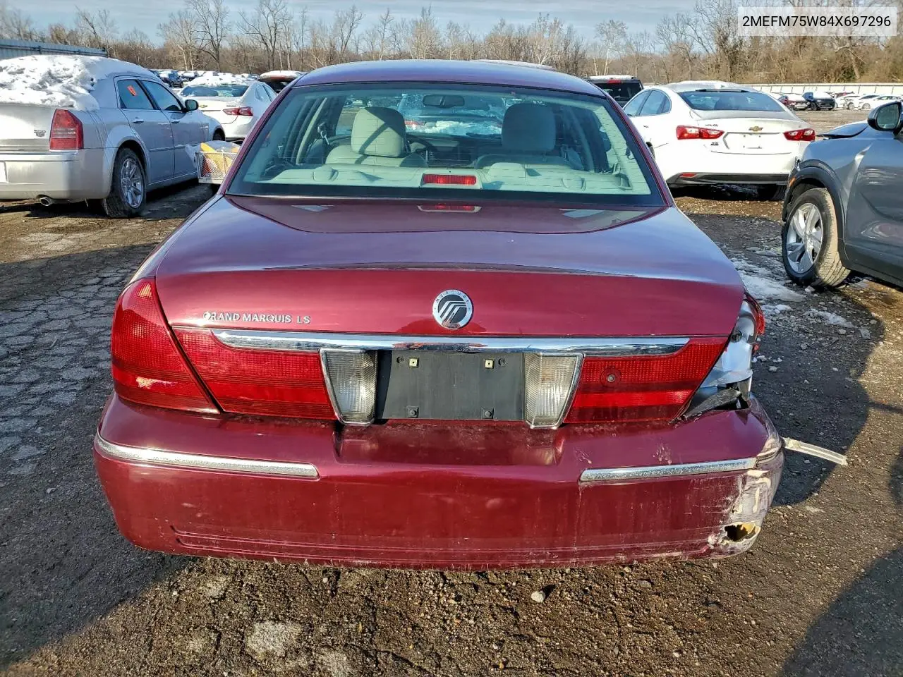 2MEFM75W84X697296 2004 Mercury Grand Marquis Ls