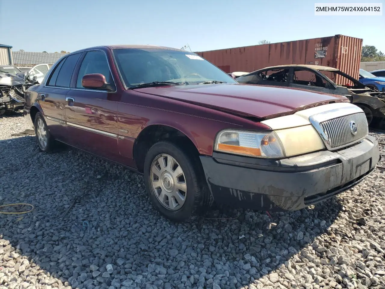 2MEHM75W24X604152 2004 Mercury Grand Marquis Ls