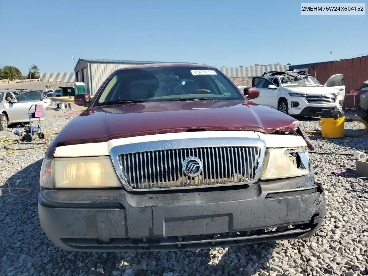 2MEHM75W24X604152 2004 Mercury Grand Marquis Ls