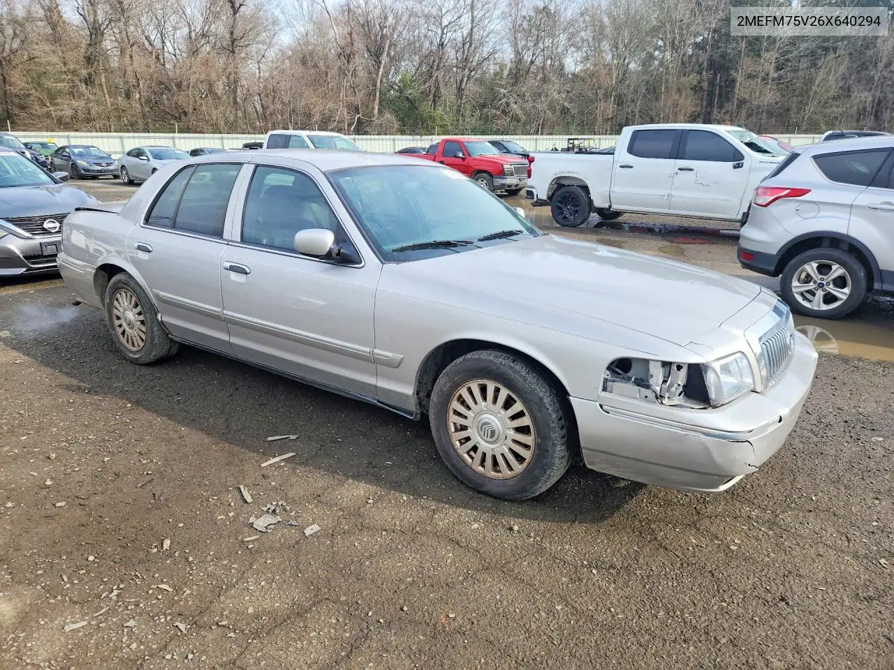 2MEFM75V26X640294 2006 Mercury Grand Marquis Ls