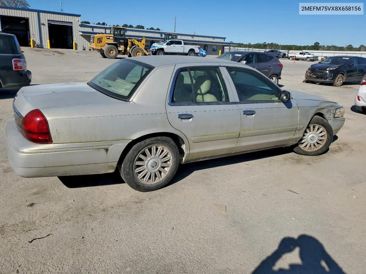2MEFM75VX8X658156 2008 Mercury Grand Marquis Ls