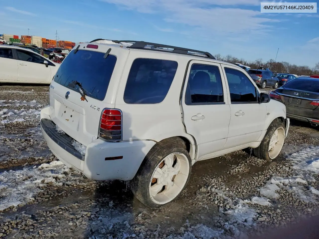 4M2YU57146KJ20409 2006 Mercury Mariner