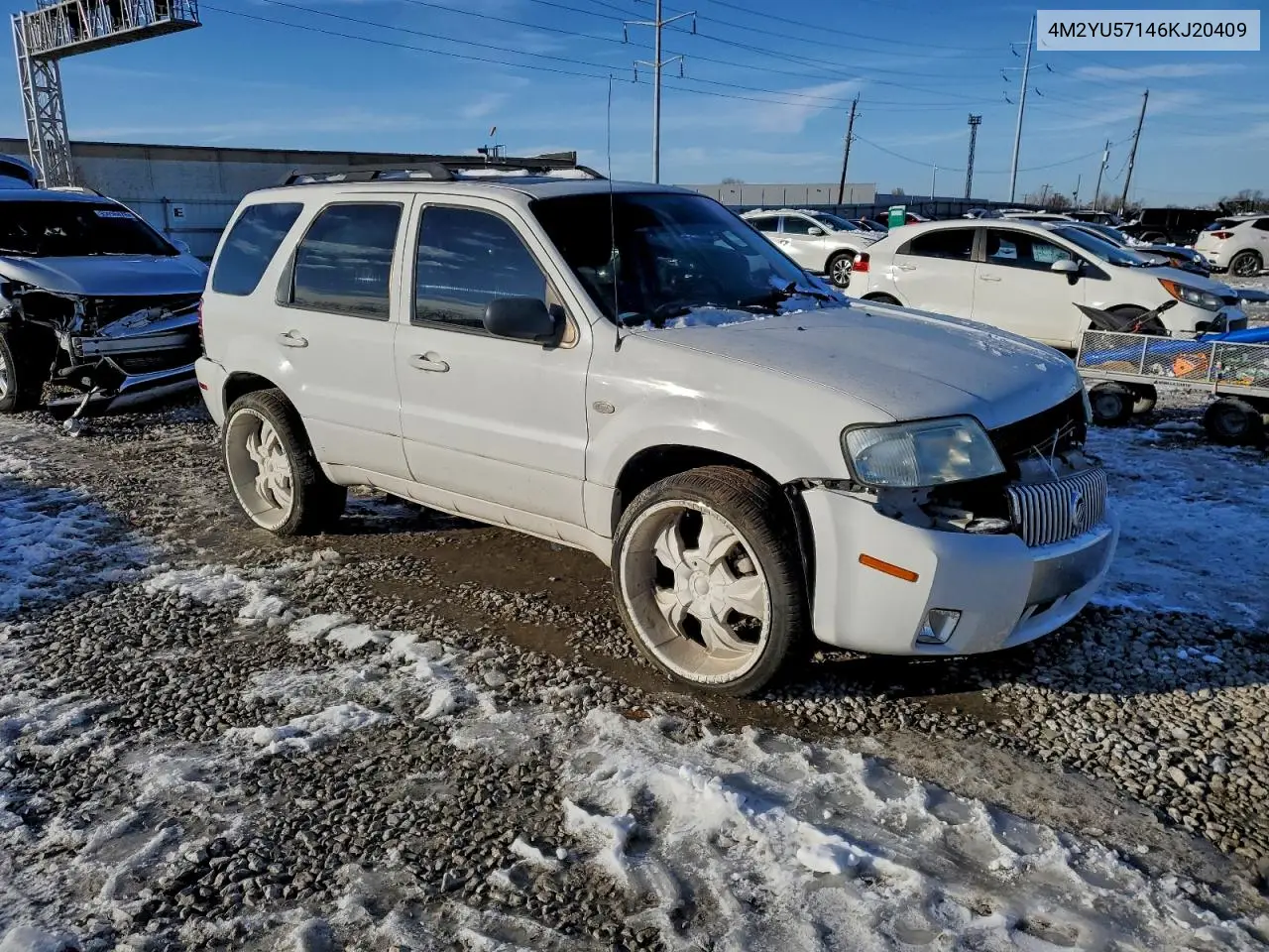 4M2YU57146KJ20409 2006 Mercury Mariner