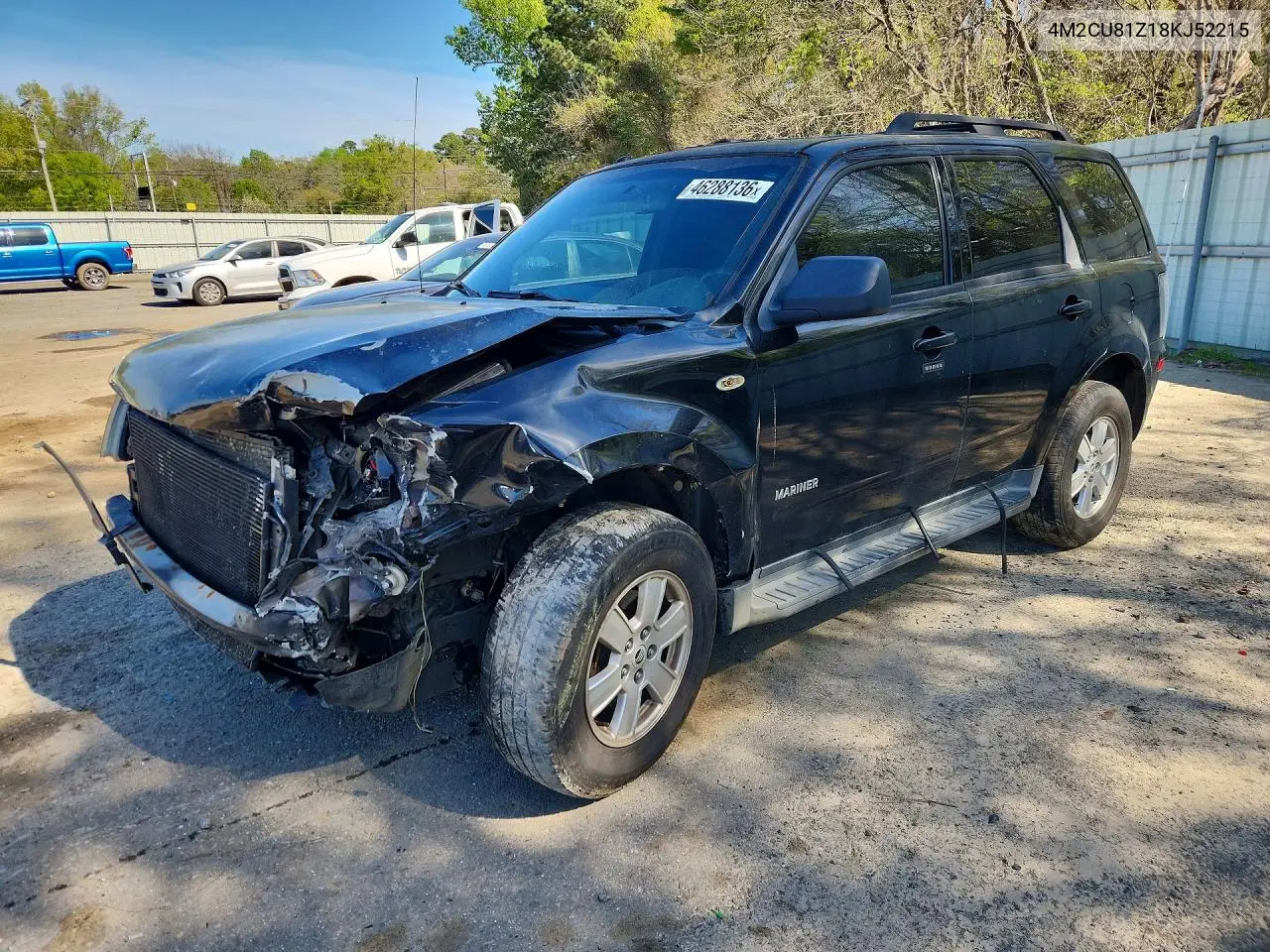 2008 Mercury Mariner VIN: 4M2CU81Z18KJ52215 Lot: 46288136