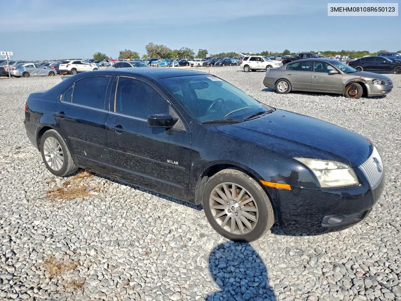 3MEHM08108R650123 2008 Mercury Milan Premier