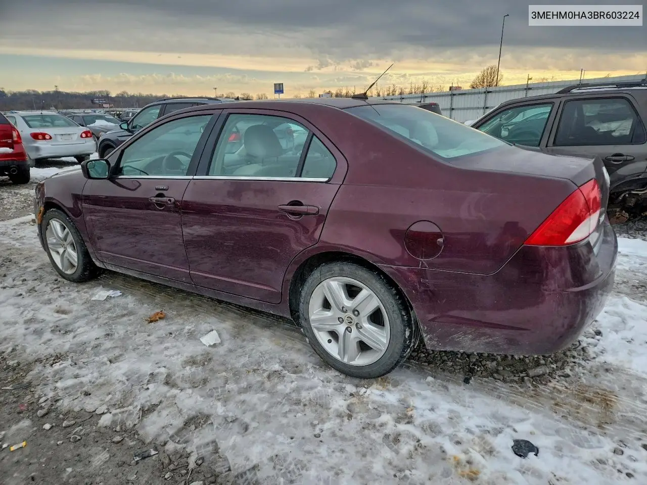 3MEHM0HA3BR603224 2011 Mercury Milan
