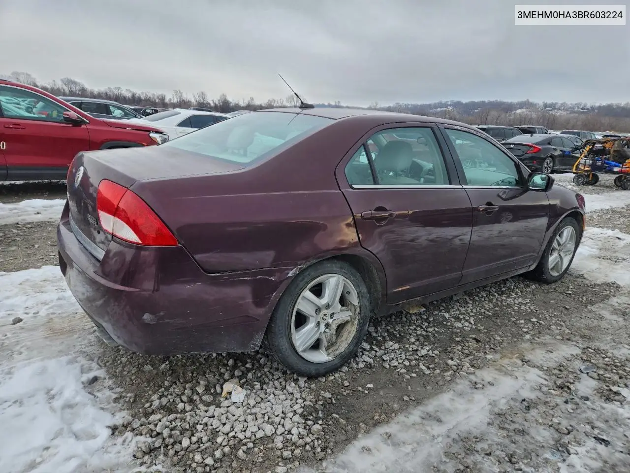 3MEHM0HA3BR603224 2011 Mercury Milan