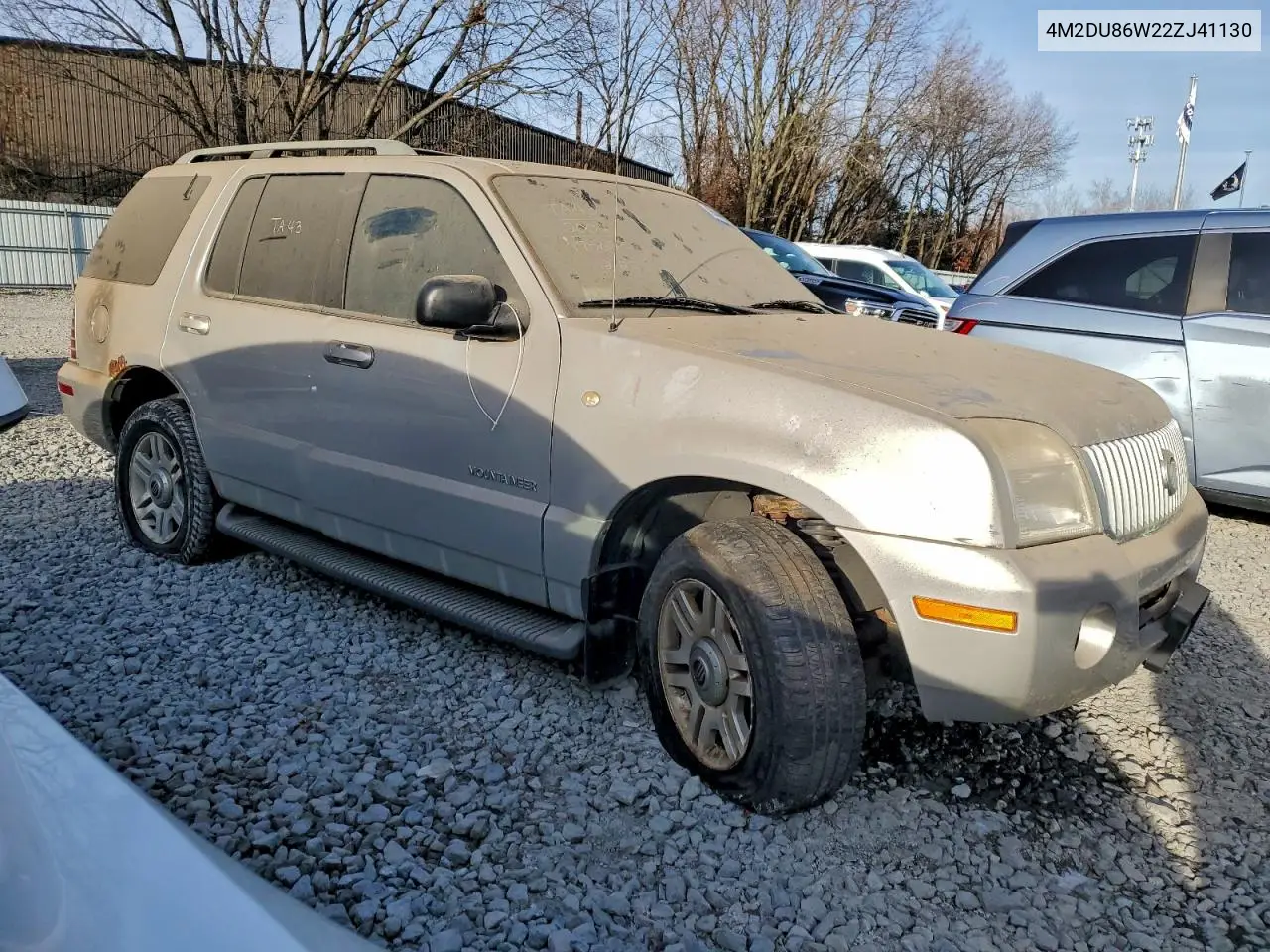 4M2DU86W22ZJ41130 2002 Mercury Mountaineer