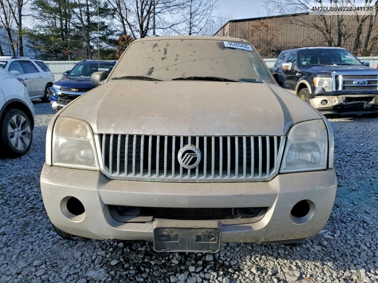 4M2DU86W22ZJ41130 2002 Mercury Mountaineer
