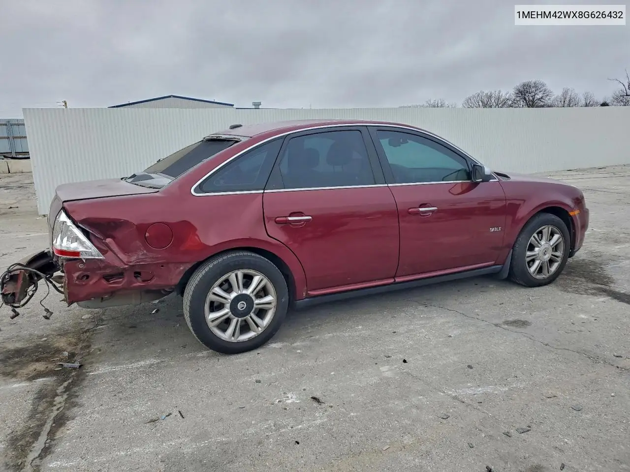 1MEHM42WX8G626432 2008 Mercury Sable Premier