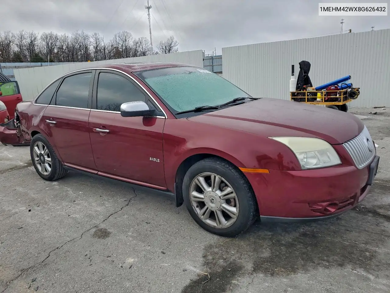 1MEHM42WX8G626432 2008 Mercury Sable Premier