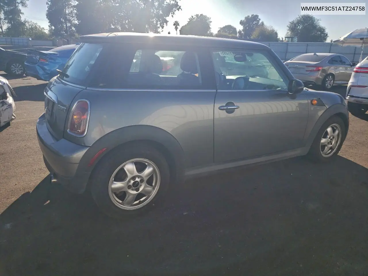 WMWMF3C51ATZ24758 2010 Mini Cooper