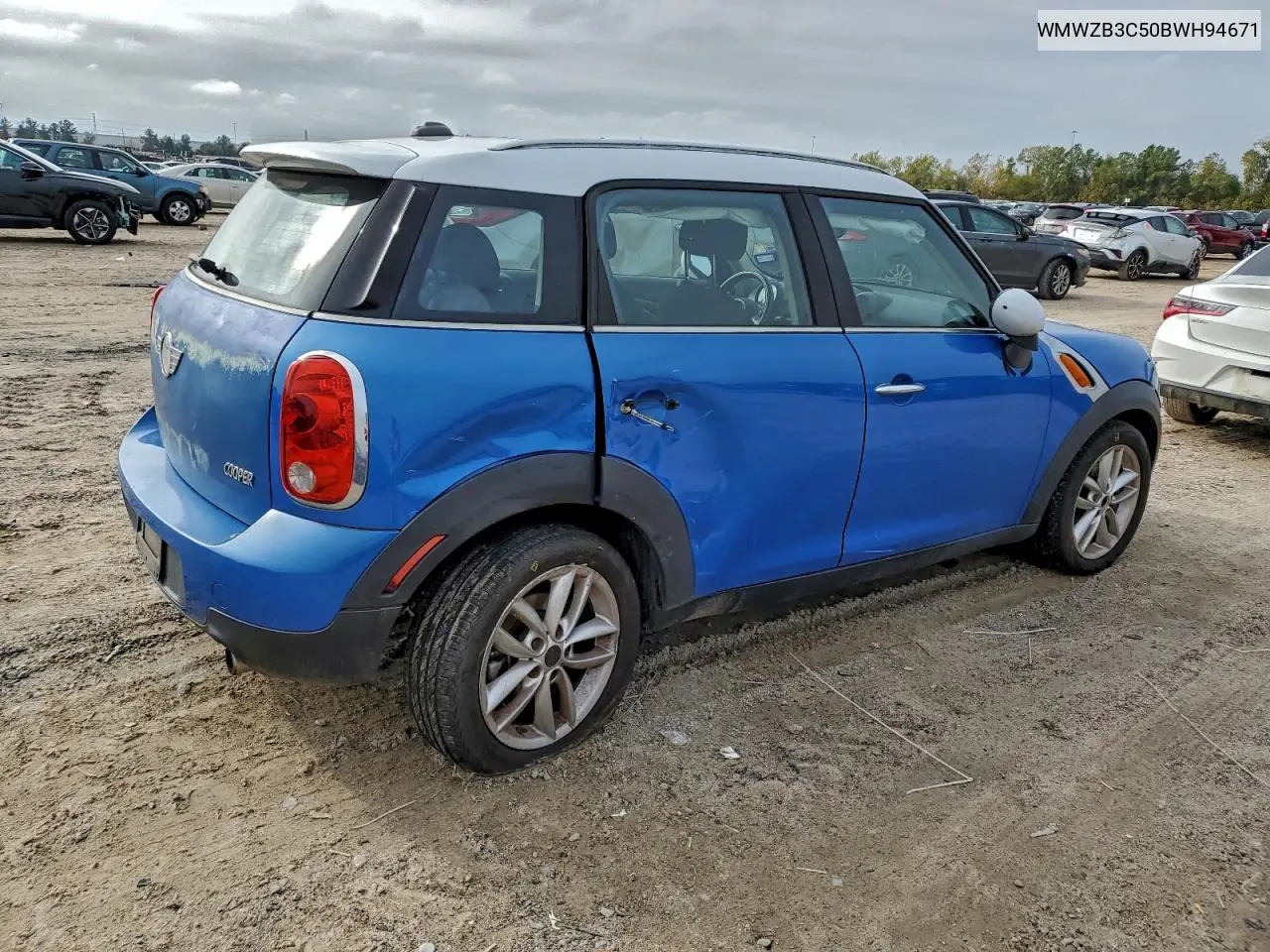 WMWZB3C50BWH94671 2011 Mini Cooper Countryman