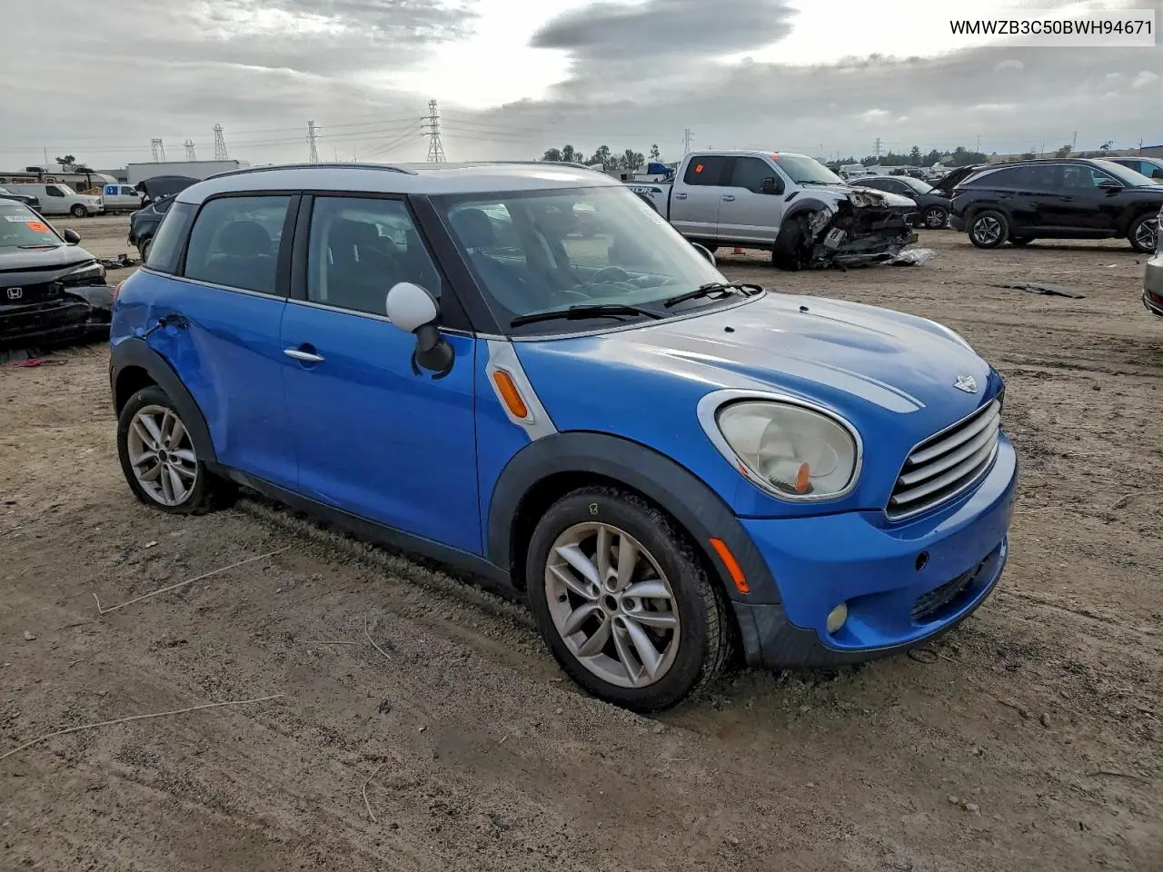 WMWZB3C50BWH94671 2011 Mini Cooper Countryman