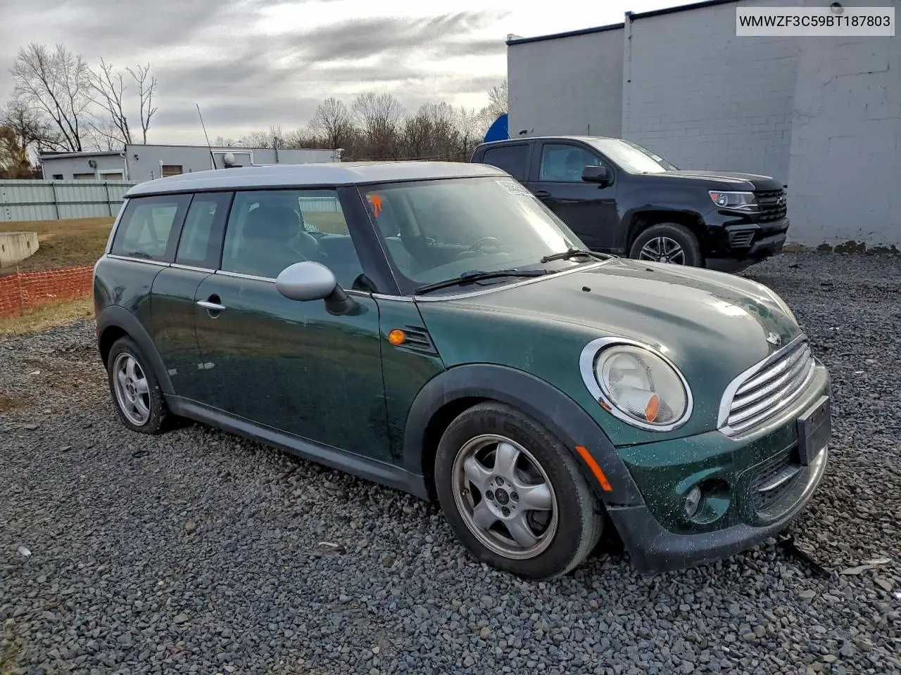 WMWZF3C59BT187803 2011 Mini Cooper Clubman