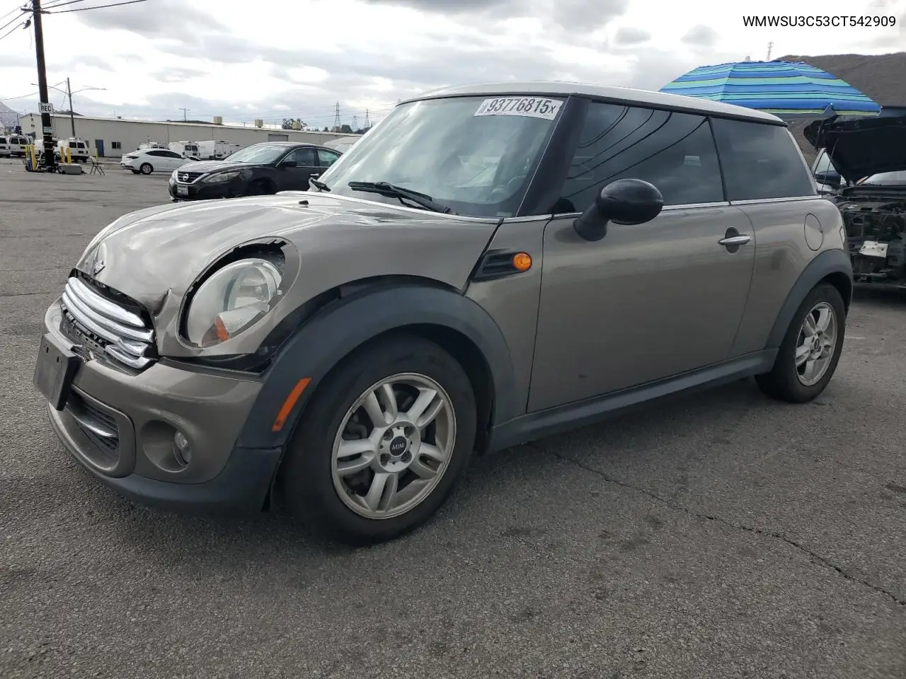 WMWSU3C53CT542909 2012 Mini Cooper
