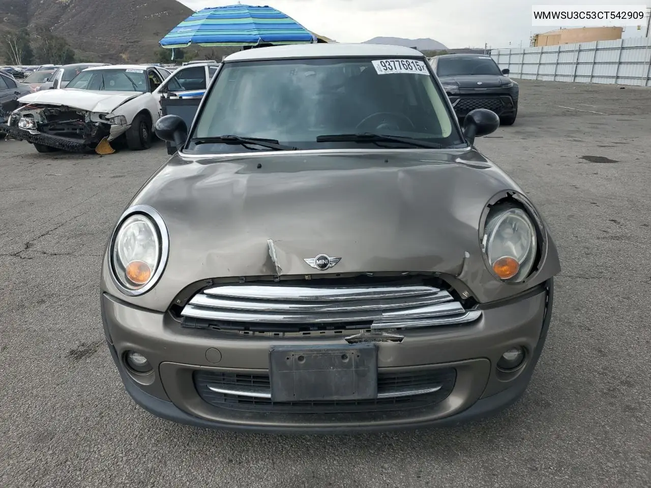 WMWSU3C53CT542909 2012 Mini Cooper