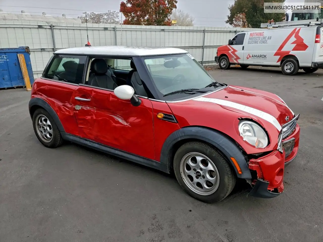 WMWSU3C51CT541175 2012 Mini Cooper