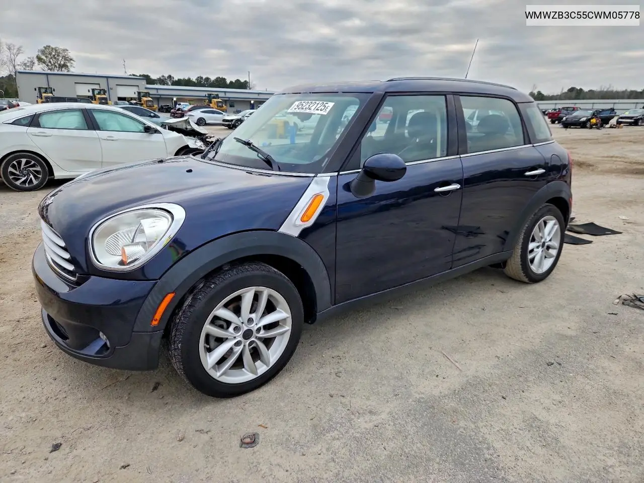WMWZB3C55CWM05778 2012 Mini Cooper Countryman