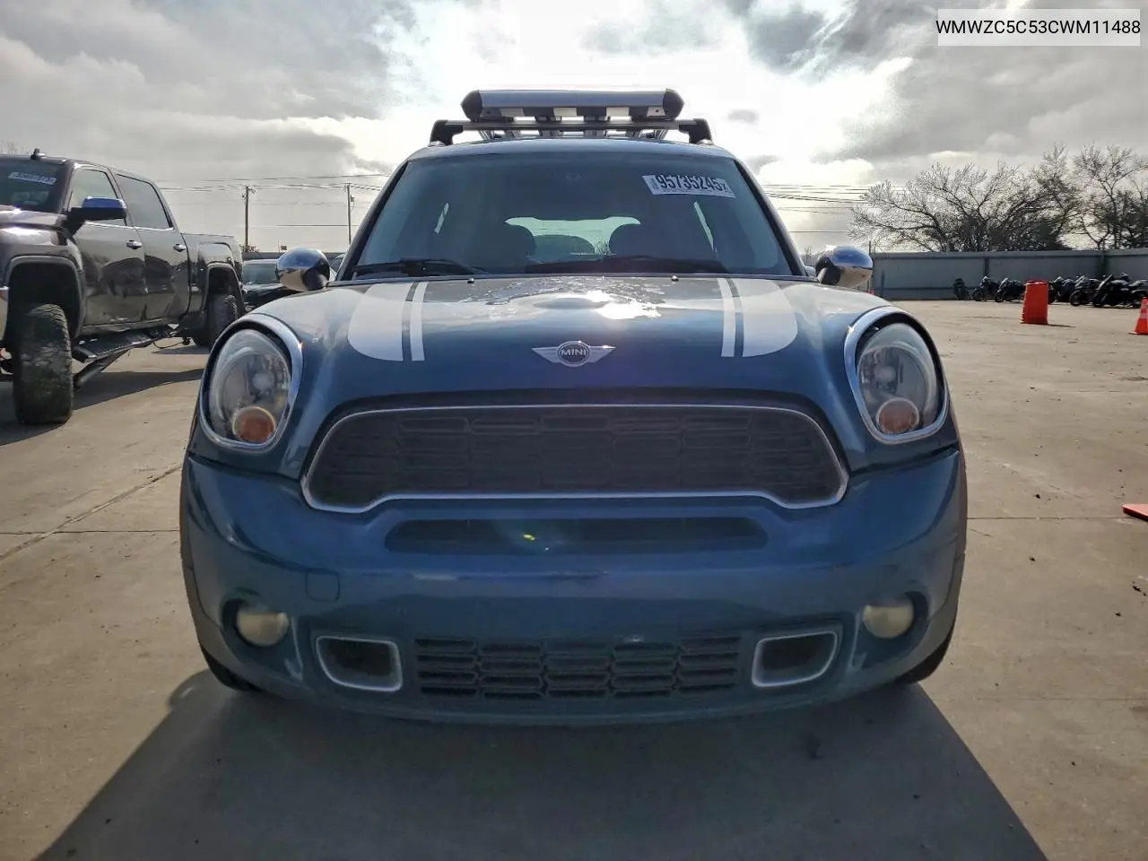 WMWZC5C53CWM11488 2012 Mini Cooper S Countryman